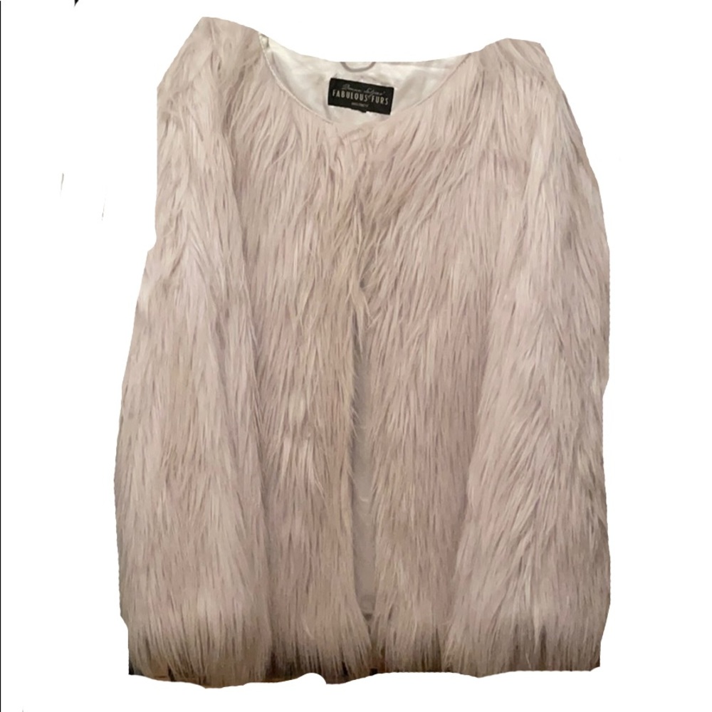 White Faux Fur coat